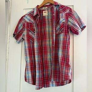 Levi's Multicolor Plaid Button Down Shirt